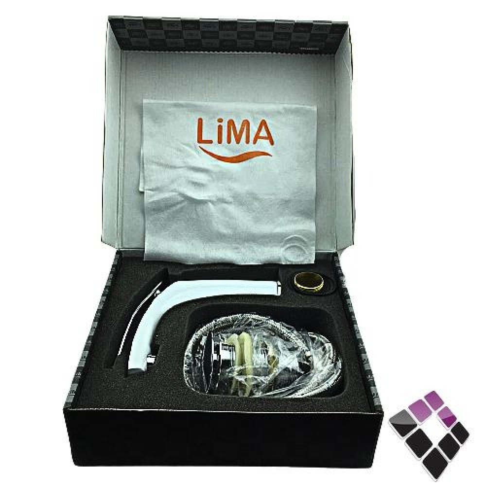 خلاط مغسلة اتوماتيك كروم ×ابيض LIMA صيني ليما رقم 182***