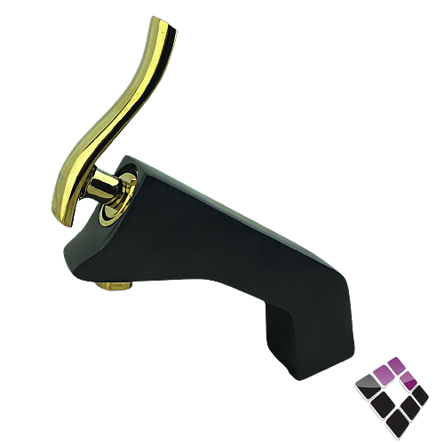 خلاط مغسلة 1خرم أتمتك SANMIX صيني لون أسود مسكة ذهبي موديل طاووس رقم OR20020...رقم الصنف (32125612)