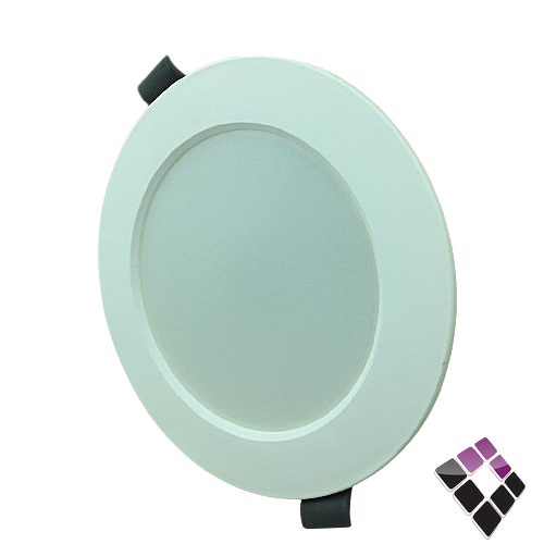 كشاف LED اسبوت داخلي SMD إضاءة 4000K كريمي 10سم همر HUMMER صيني جرم أبيض ترنس مدمج 7W رقم HU1616