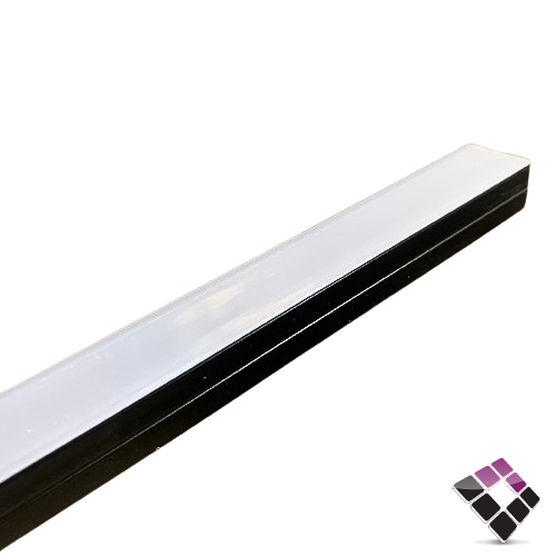 بروفايل استرب لي زينة المنيوم لطش ظاهر جداري STRIP FIXTURE نيو باور NEW POWER مقاس 1.66سم×1.92سم ×3متر رقم 114122