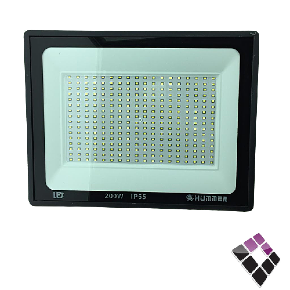 كشاف كوبس فلود LED خارجي همر HUMMER صيني نقاط SMD إضاءة 6500K أبيض200W رقم HU1777