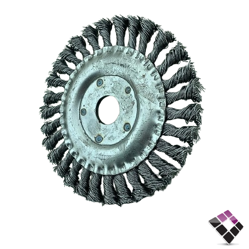 صنفرة صاروخ فرشة شعر حديد مجدول موديل قرص صيني مقاس 6 " × 150 ملم