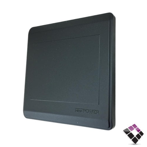 غطاء تسكيرة مفرد NEW POWER صيني لون أسود عريض 16A رقم NP-311-BLK