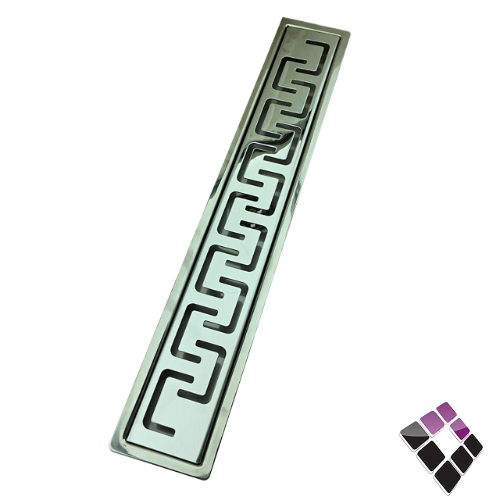 صفاية أستل إستيل شبك U مستطيل سلفر SILVER صيني مقاس 10*60