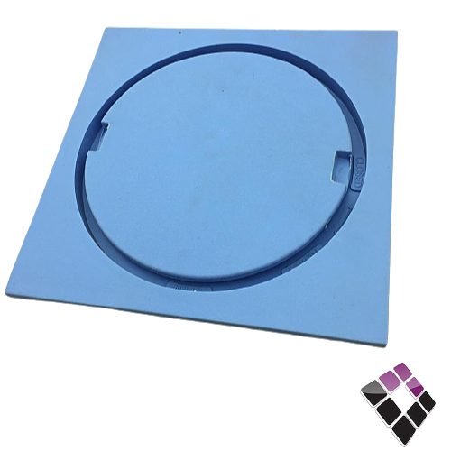 صفاية بلاستك أزرق قفل + تصريف تخصصي 15×15.