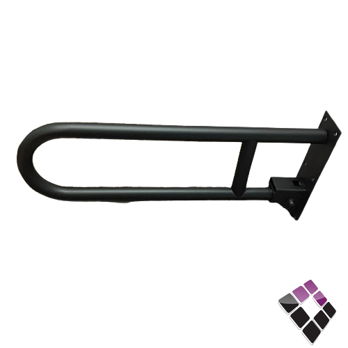 مقبض استل استيل SS304 مطلي أسود ثقيل موديل U متحرك لكبار السن وذوي الاحتياجات الخاصة ORISA صيني رقم M82