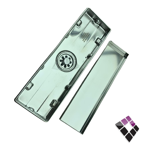 صفاية إستيل 316 ثقيل مخفي مفرغ للبلاط AQUA PLAST ايطالي مقاس 9*30 رقم LQ-218-30