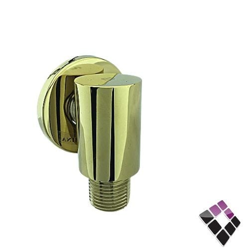 كوع مشبك شطاف ديكور دائري للخلاط  الدفن المخفي BRONZO صيني نحاس مطلي ذهبي رقم PJ030101GD