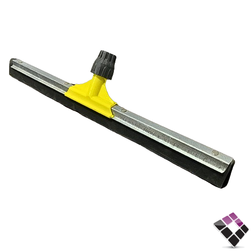 ماسحة بلاط سوري حديد + بلاستيك لون أصفر قلويز 55 سم بدون عصا