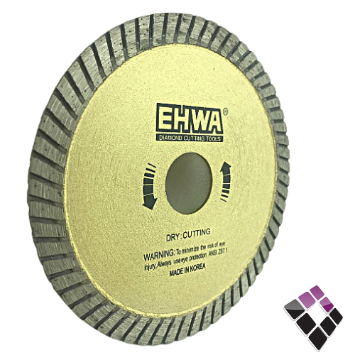 دسك صاروخ حديد قص رخام جرانيت EHWA كورى لون ذهبي 115ملم ×4.5"..