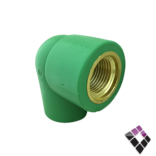 كوع  سن داخلى نحاس عسك سعودي  اخضر 1/2×3/4"  *** ASK