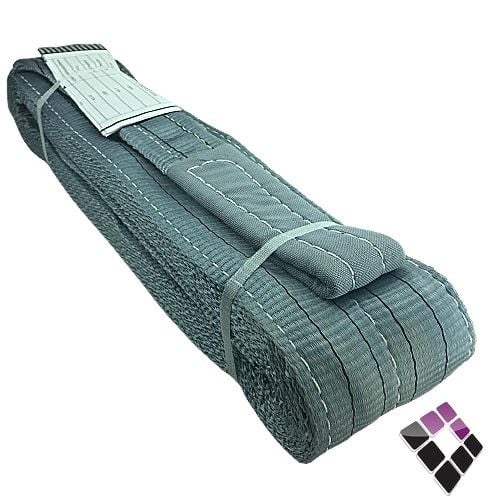 حبل عريض لسحب أو رفع الطبالي EUROMAX صيني طول 4 متر قوة 4 طن