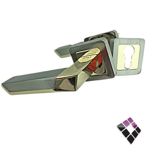 يد كالون DALI صيني ثقيل زنك متحرك مفصول لون فضي + ذهبي لماع م/ مشطوف رقم DH952/S/SN/GP