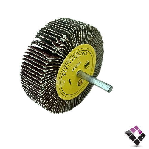 ريشة دريل ورق صنفرة مقاس 6×25×60 خشونة رقم 60