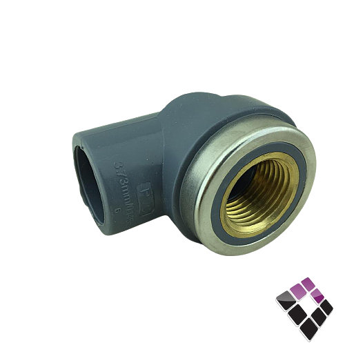 كوع سن نحاس داخلى ضغط 80 رمادي PVC بارد شانيل  1/2×1/2