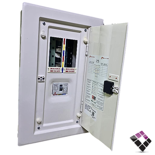 جرم طبلون بحرة BAHRA حساس MCCB أوربي  مقولب 3فاز 12 مفتاح مع قاطع رئيسي 100A