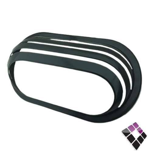 غطاء أبلك خارجي موديل رمش لون أسود