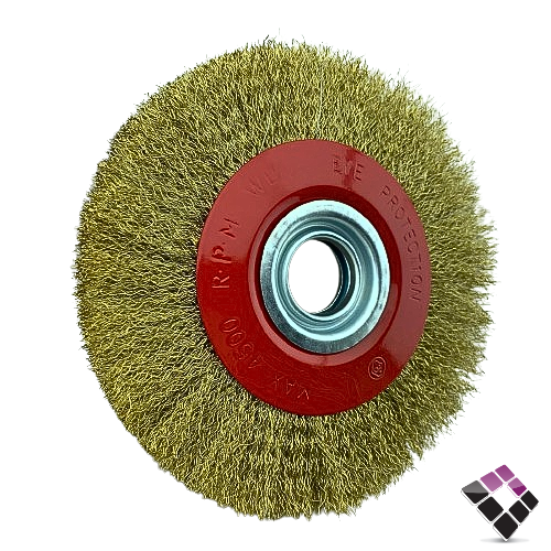 صنفرة صاروخ فرشة شعر نحاس موديل قرص صيني مقاس 8 " × 200 ملم