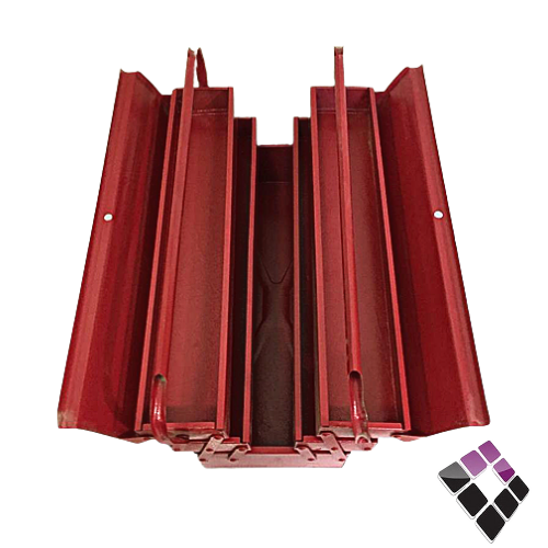 شنطة عدة حديد صيني 5 احمر  درج 3 دور