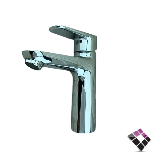 خلاط مغسلة 1 خرم شجرة اتمتيك فيترا VitrA تركي موديل FLOW SOFT نحاس مطلي كروم رقم A443027EXP