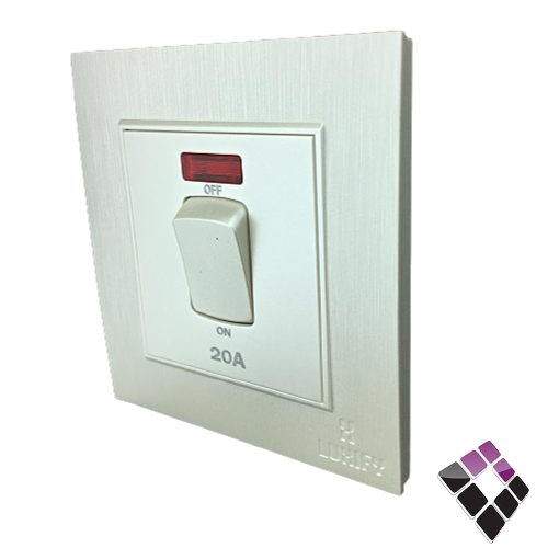 مفتاح سخان LUXIFY صيني لون لؤلؤي T5324 رقم 25000019