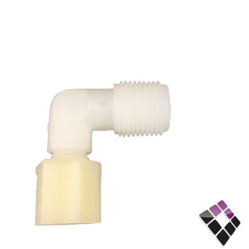 كوع ذكر تحليه عادى +صامولة 1/4 * 3/8