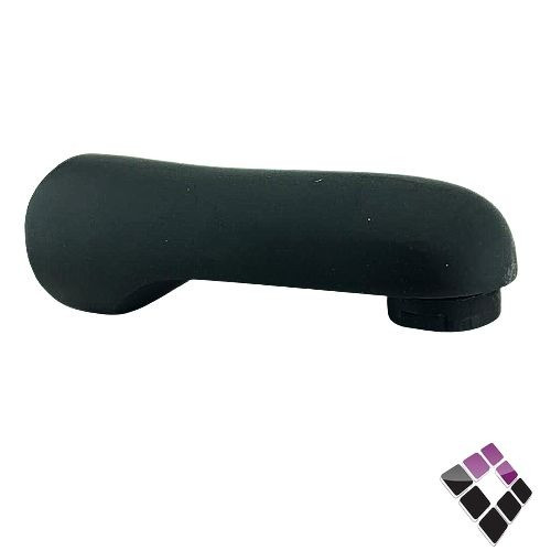 صباب ماء خلاط دفن مخفي + تحويلة مخرجين BRONZO صيني نحاس مطلي أسود دائري طول 14 سم رقم 057220BK