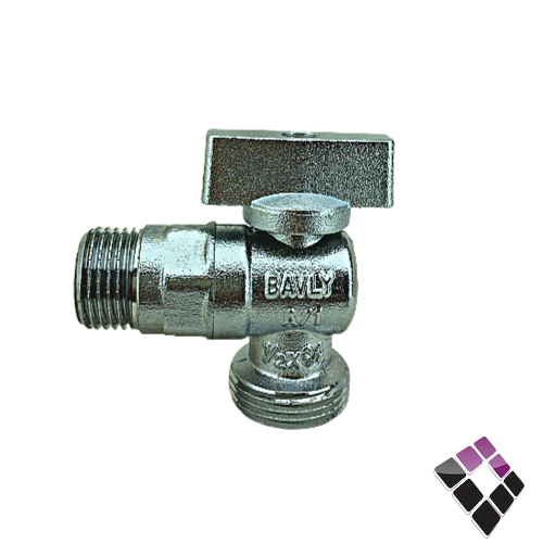 بزبوز غسالة كروم BAVLY الماني 1/2"×3/4"