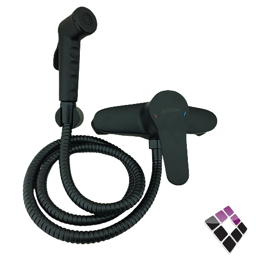 خلاط  شطاف اتمتك BANERY الماني لون أسود مع اللي و الشطاف رقم JSX-020-B5