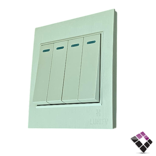 مفاتيح رباعيLUXIFY صيني لون لؤلؤي عريض رقم 25000015