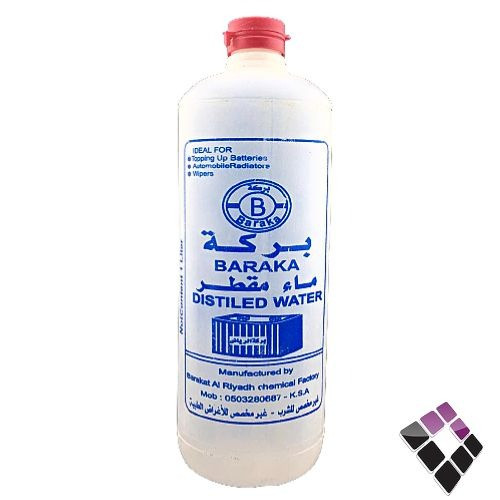 ماء مقطر للبطارية