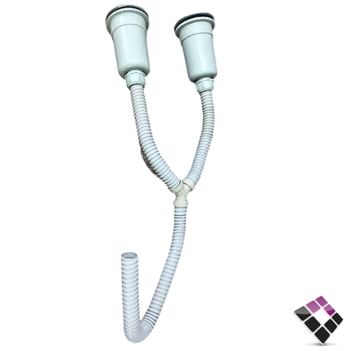 هراب مجلى رخام  كوري حوضين صغير + صغير 3" رقم SM-22L