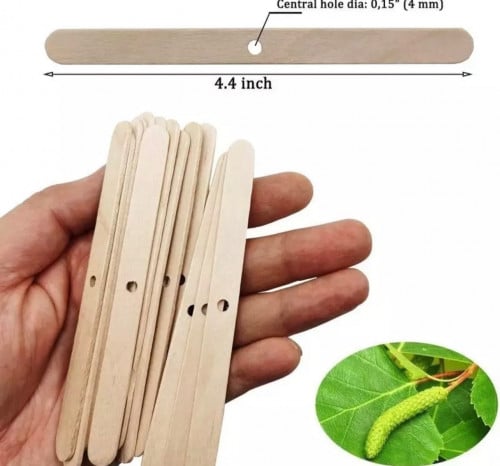 مثبت الفتيل المصنوع من خشب طبيعي