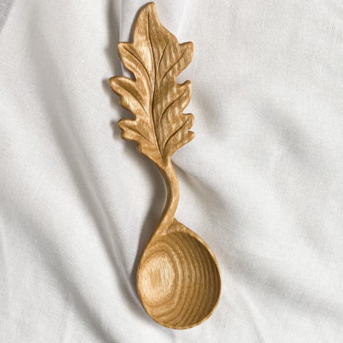 ملعقة خشبية | Leaf Wooden Spoon