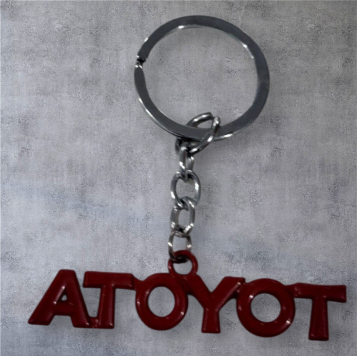ميدالية مفاتيح بتصميم عصري يحمل اسم TOYOTA بأسلوب...