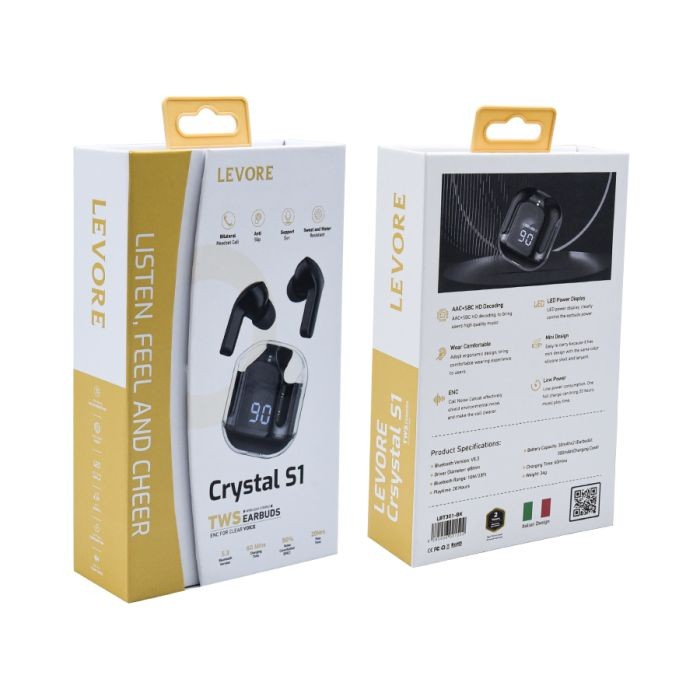 سماعة بلوتوث ليفوري Crystal S1