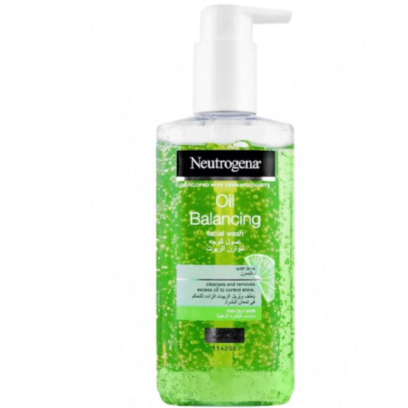 نيتروجينا غسول للوجه لتوازن الزيوت بالليمون 200 ملNEUTROGENA OIL BALANCING FACIAL WASH WITH LEMON 200ML