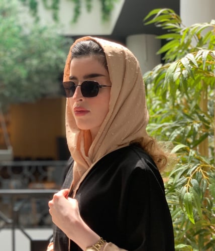 طرحة بملمس مُنقط #017