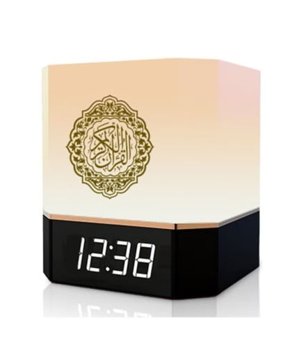 مكبر صوت LED للقرآن الكريم مع جهاز تحكم عن بعد مزو...