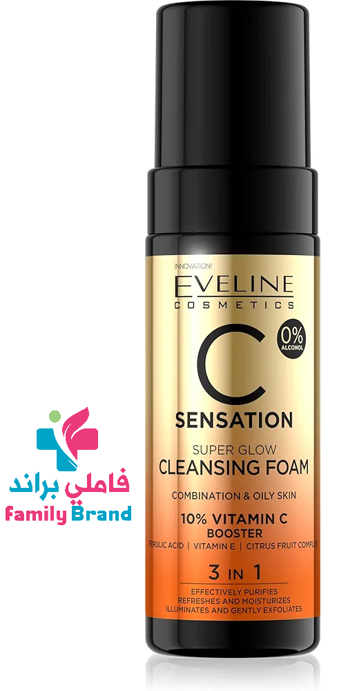 ايفلين سي سينسيشن غسول رغوي منظف للبشرة 150مل