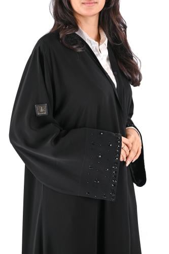 عباية كريب رسمي شك يدوي