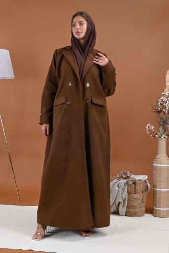 عباية جوخ شتوي بجيوب من الامام
