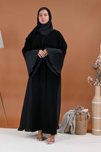 عباية مخمل بكسرات