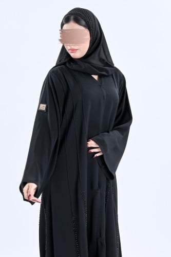 عباية الندى كلوش بتطريز يدوي