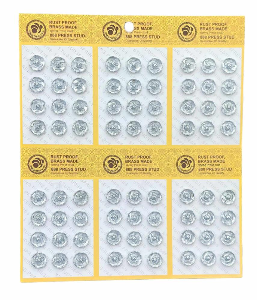أزارير طقطق خياطة صيني مقاس 10MM عدد 72 حبة