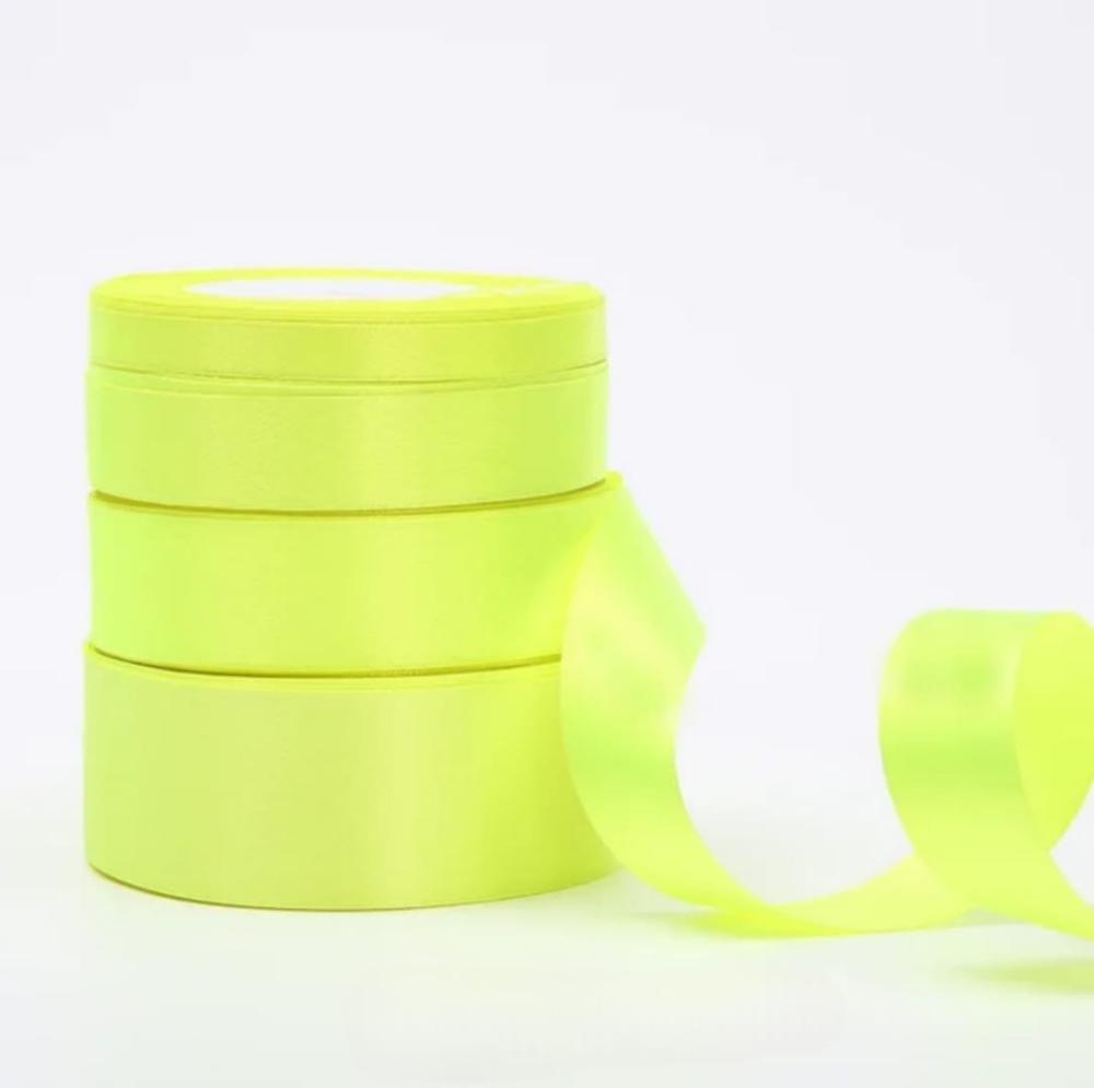 شرايط ساتان للهدايا والتغليف مقاس 2 انش (50mm) جميع الالوان اللفه 18 يارده