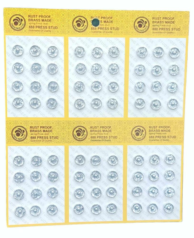 أزارير طقطق خياطة صيني مقاس 8MM عدد 72 حبة