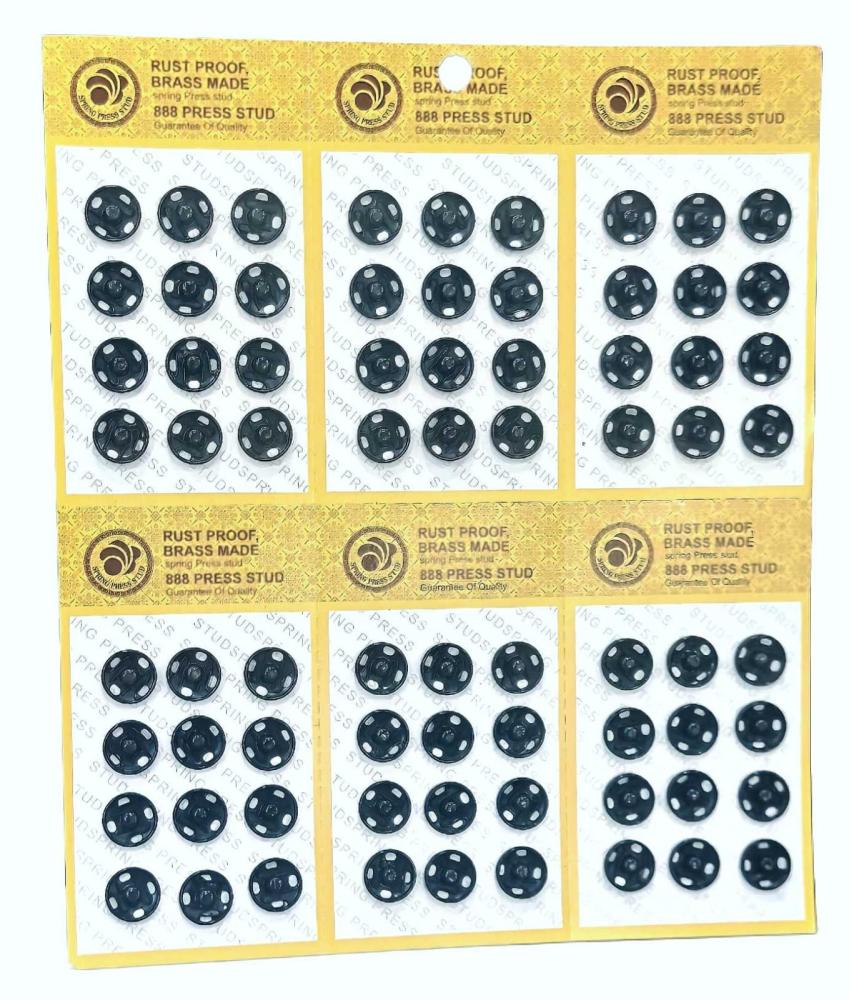 أزارير طقطق خياطة صيني مقاس 10MM عدد 72 حبة