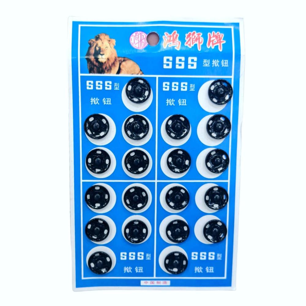 أزارير طقطق خياطة صيني مقاس 12MM عدد 20 حبة