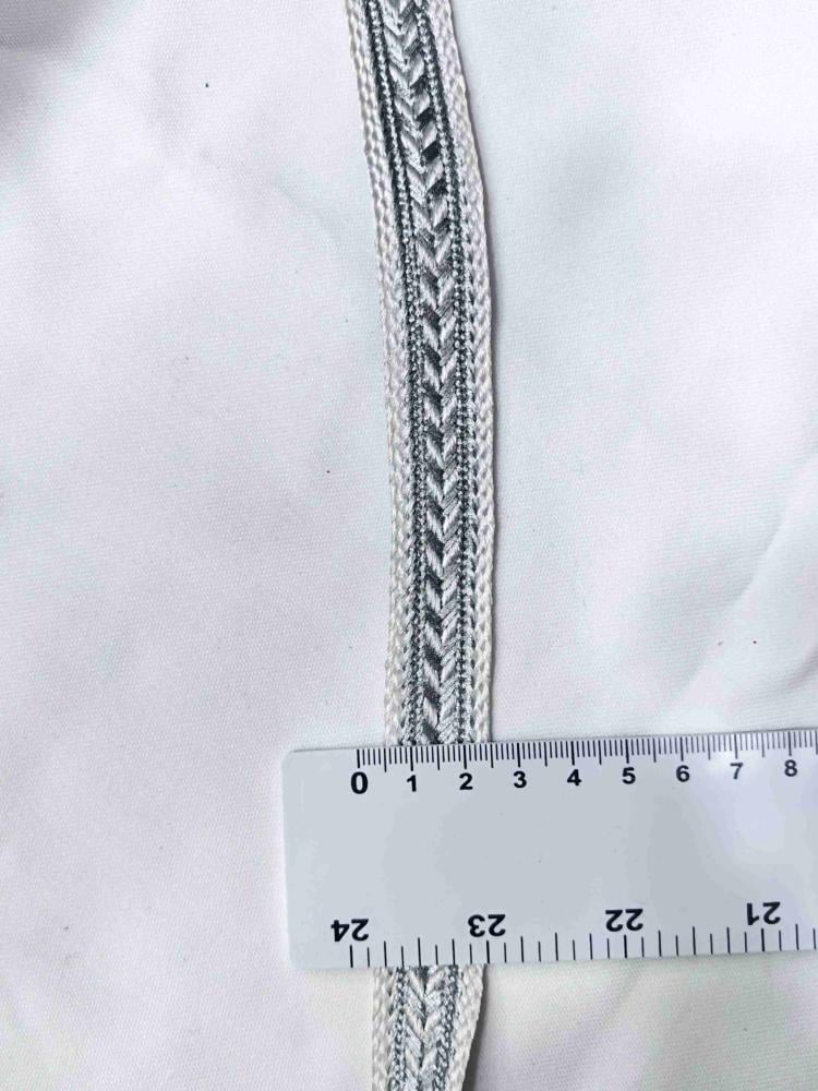 كلفة قفطان مغربي فضي